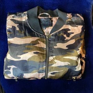 Camo Satin Jacket